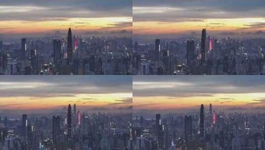 深圳日落高清在线视频素材下载