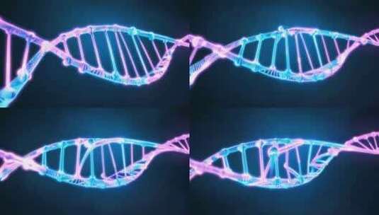 科技 DNA 双螺旋 基因素材 基因编辑高清在线视频素材下载