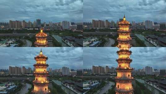 黑神话悟空取景地山西善化寺实拍高清在线视频素材下载