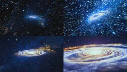 超光速星际光年旅行 探索浩瀚宇宙星系奥秘高清在线视频素材下载