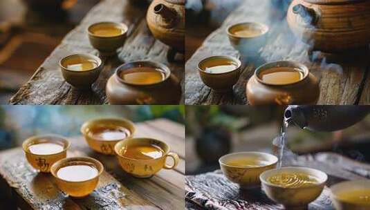 中国风茶文化合集 养生茶大健康非遗茶道高清在线视频素材下载