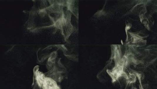 黑色背景粒子特效高清在线视频素材下载