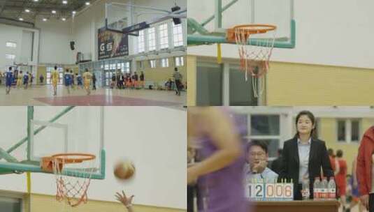 篮球投篮高清在线视频素材下载