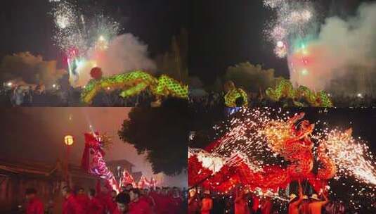 春节舞龙舞狮高清在线视频素材下载
