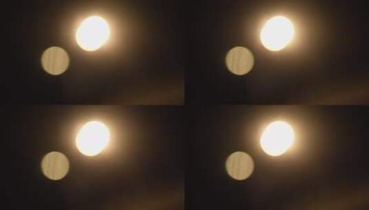 夜晚光晕光斑效果画面高清在线视频素材下载