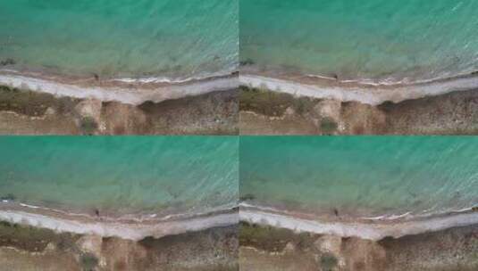 青海湖自然风光航拍 4K高清在线视频素材下载