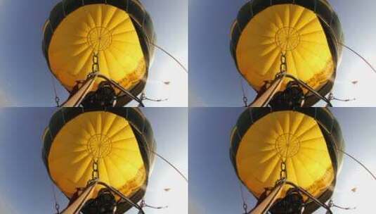 热气球的底视图高清在线视频素材下载