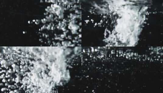 液体流动气泡上升漂浮 (2)高清在线视频素材下载