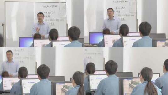 老师给学员培训知识高清在线视频素材下载