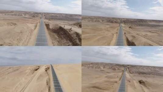 公路 西北 沙漠高清在线视频素材下载