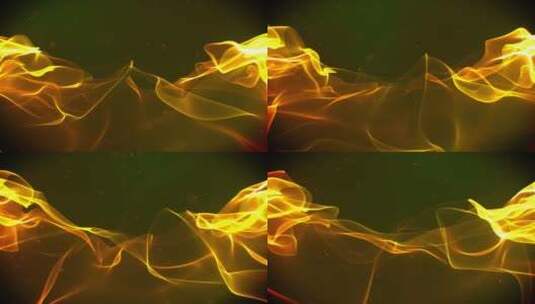金色闪烁发光粒子造型叠加背景视频素材2高清在线视频素材下载