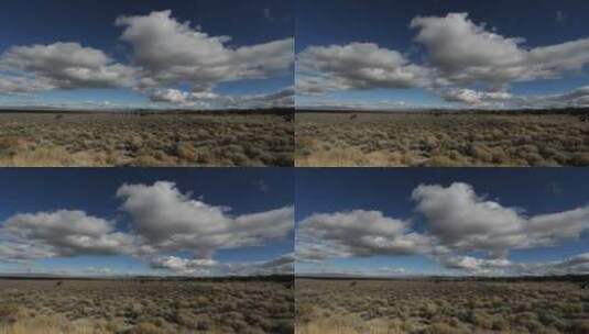 草原上云的延时高清在线视频素材下载