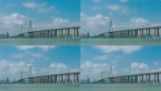 【正版素材】广东湛江海湾大桥高清在线视频素材下载