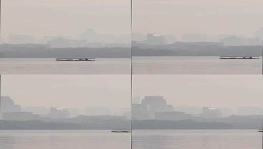 杭州西湖晨曦竖版风光高清在线视频素材下载
