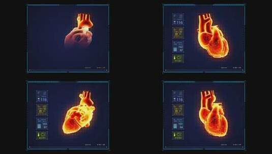 科技心脏高清在线视频素材下载