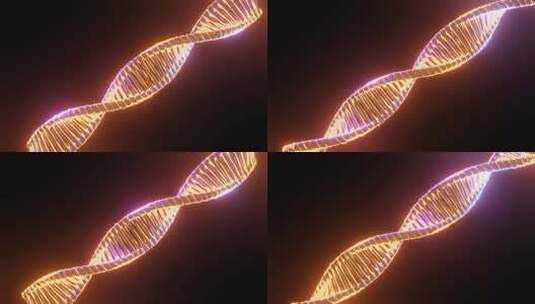 DNA 3D 渲染科学 医学动画4K高清在线视频素材下载