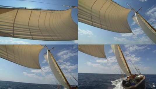 帆船航海扬帆起航远航励志梦想征程22高清在线视频素材下载