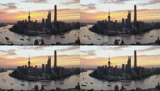 上海日出延时高清在线视频素材下载