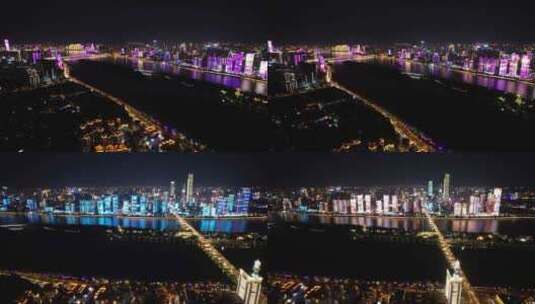 4K长沙城市宣传片夜景视频高清在线视频素材下载