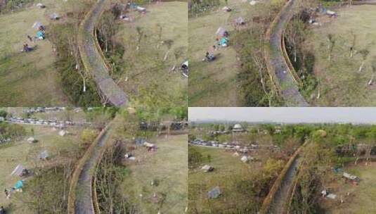 成都 北湖 北湖生态公园 湖高清在线视频素材下载