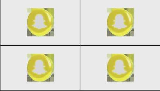 Snapchat Alpha 3d社交媒高清在线视频素材下载