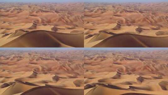 沙漠景观沙漠航拍高清在线视频素材下载