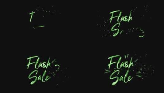 Flash Sale文字动画高清在线视频素材下载