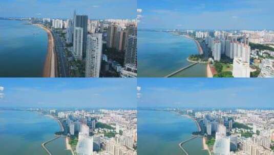 中国广西北海市美丽的海滨城市高清在线视频素材下载
