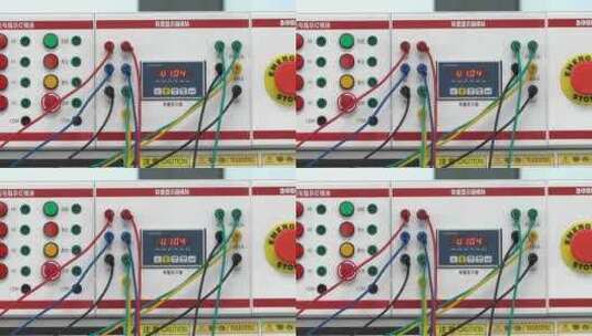 实验室 线路 电源 设计 操作 接线 实验高清在线视频素材下载