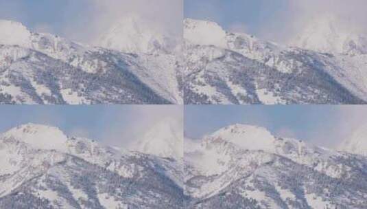 雪，大提顿，山脉，山脉高清在线视频素材下载