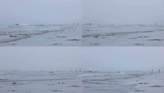 大海沙滩海浪高清在线视频素材下载