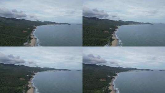 广东汕头南澳岛十里银滩高清在线视频素材下载