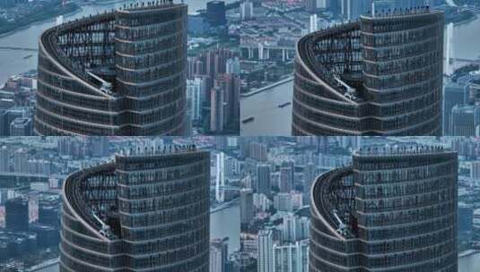 上海中心大厦穹顶高清在线视频素材下载