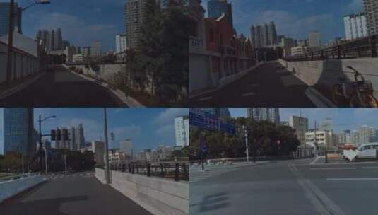 东大名路街景高清在线视频素材下载