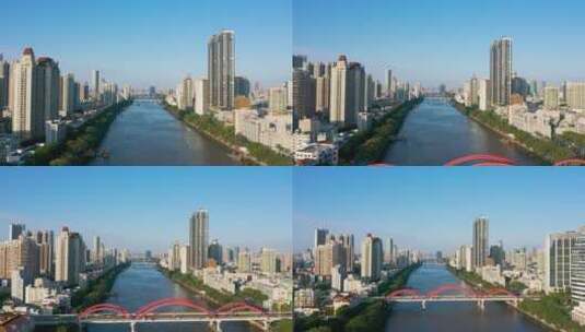 广州珠江蓝天-1高清在线视频素材下载