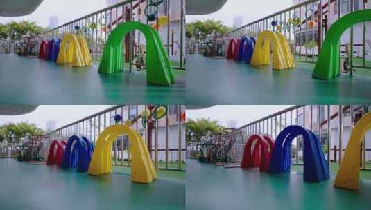 幼儿园优美的环境空镜头高清在线视频素材下载