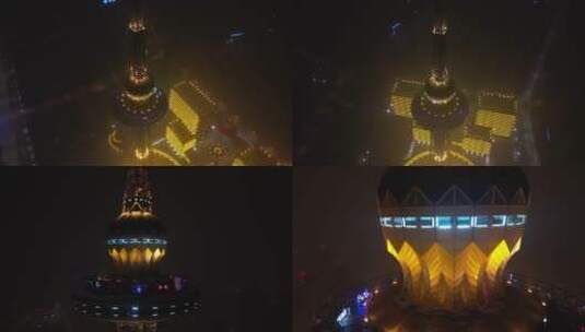 哈尔滨市龙塔雪天雪景升格高清在线视频素材下载
