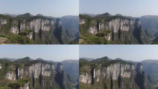 湖南湘西徳夯大峡谷地质公园航拍高清在线视频素材下载