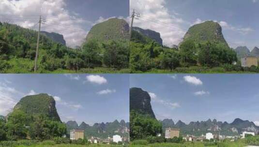 广西桂林群山高清在线视频素材下载