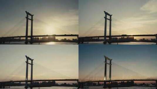 晋江大桥延时高清在线视频素材下载