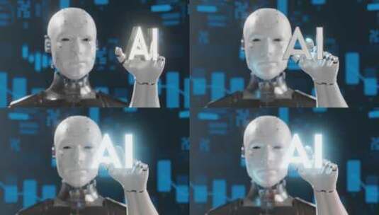 AI机器人3d动画高清在线视频素材下载