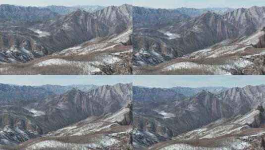 雪山 群山 层峦叠嶂高清在线视频素材下载