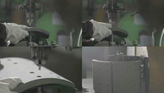 机器人生产线加工冲压数控机床自动焊接机床高清在线视频素材下载