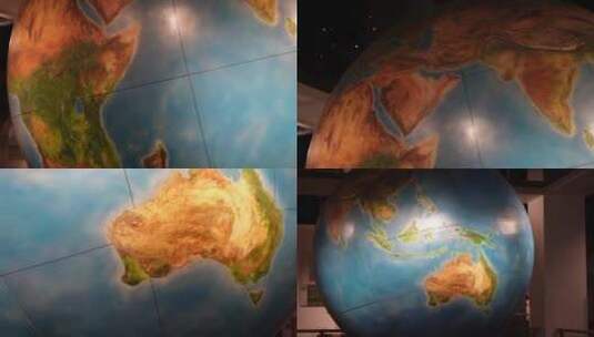 【镜头合集】地球仪世界地图高清在线视频素材下载