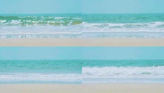 东山岛海滩风光南门湾海浪慢镜头高清在线视频素材下载