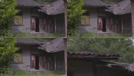农村房子破旧房屋扶贫老房子旧房子视频素材高清在线视频素材下载