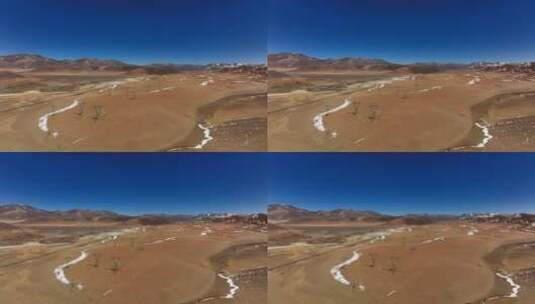 西藏高原黄土藏区航拍高清在线视频素材下载
