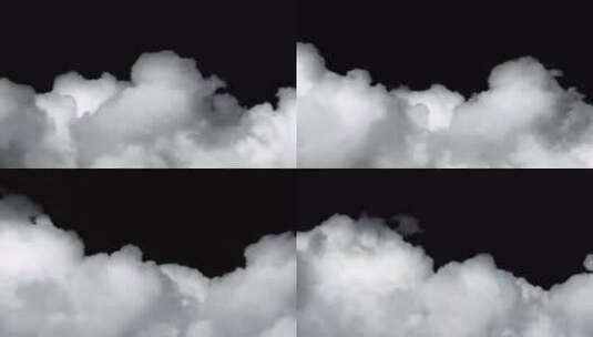 天空飘云云彩云层带透明alpha通道直接叠加高清在线视频素材下载