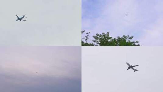 4K多款飞机起飞降落实拍高清在线视频素材下载