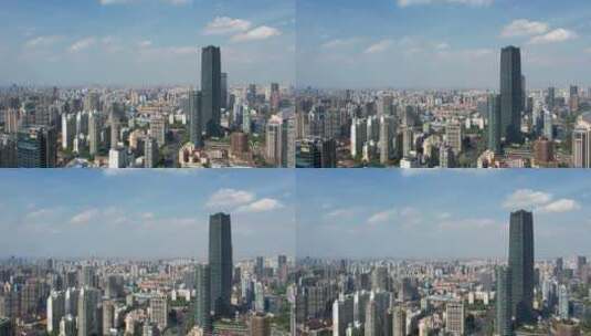 航拍高楼大厦高清在线视频素材下载